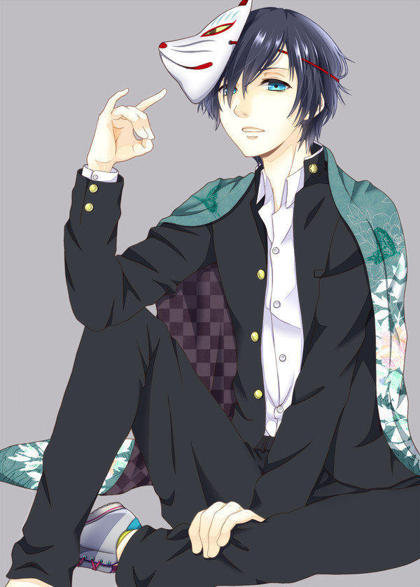 きつね男子