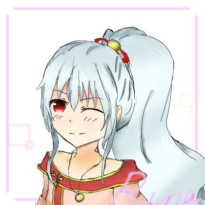 【落書き】リンドウ　ルナ　ちゃん