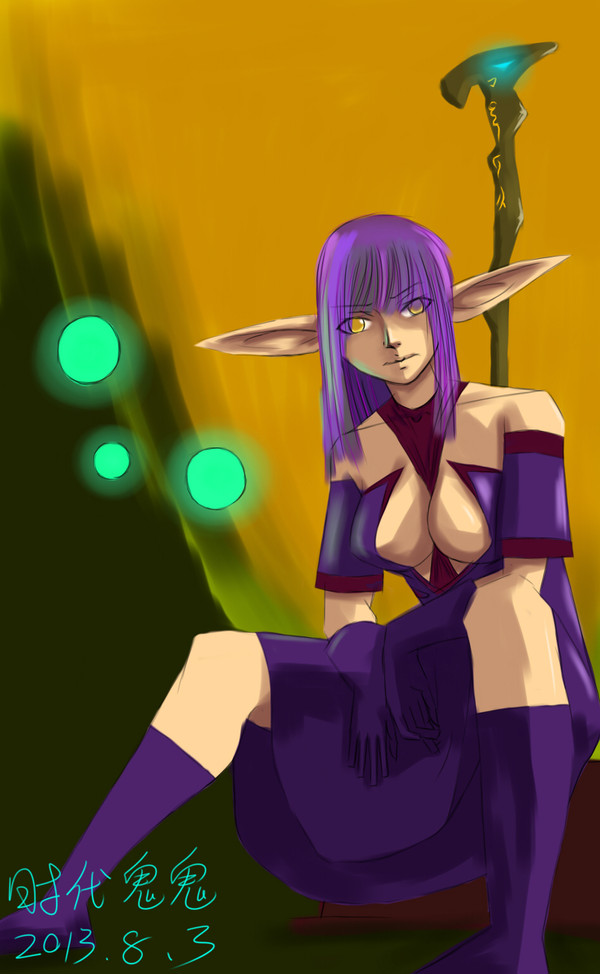 エルフの魔女