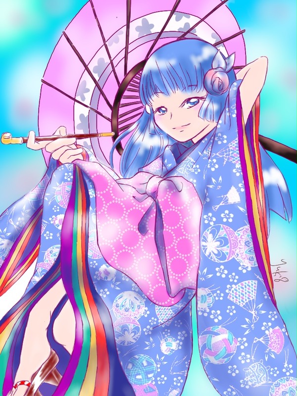 お着物れいか