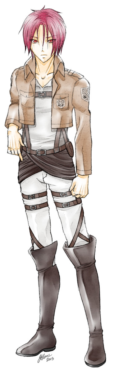 matsuoka rin in snk uniform
