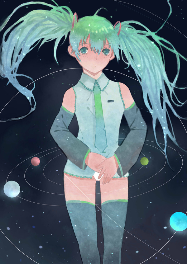 初音。宇宙