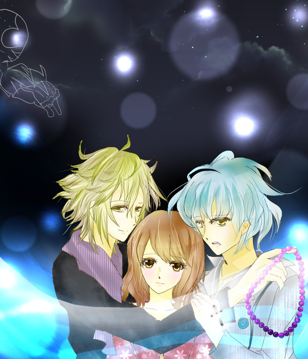 聖なる夜、雪降る海辺で。