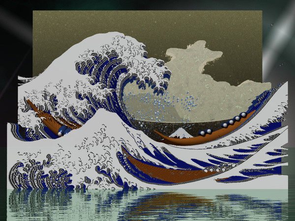 神奈川沖浪裏