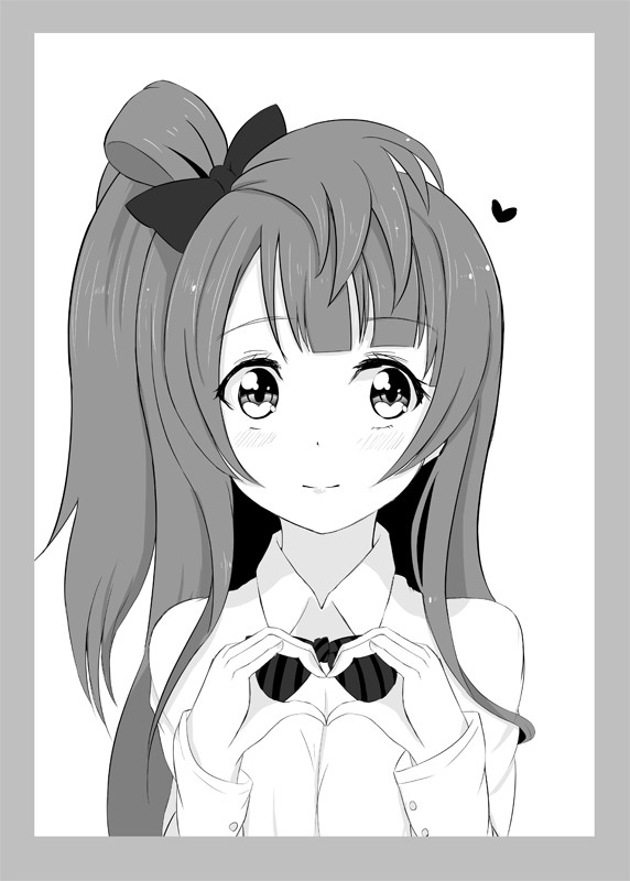 ホノキチことりちゃんが穂乃果ちゃんにちゅーするだけの漫画
