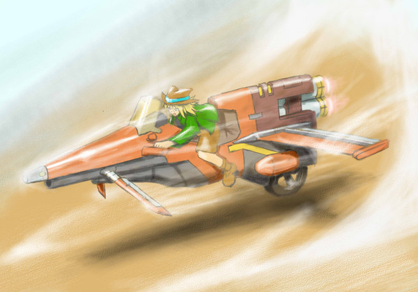 空飛ぶバイク
