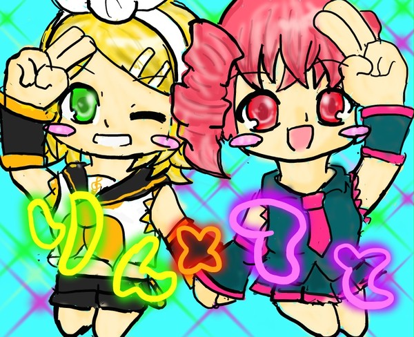 テトリンをデフォルメで描いてみた