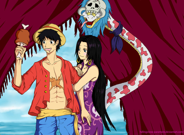 ONE PIECE:  Luffy x Boa Hancock