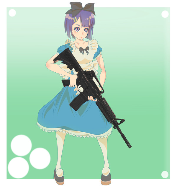 アリス服と突撃銃