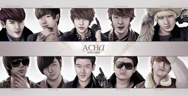 Super Junior a-cha fanart