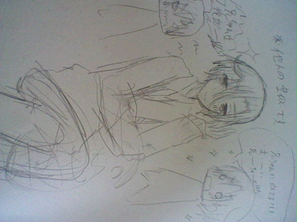 友達に描いてもらったオリキャラ!!