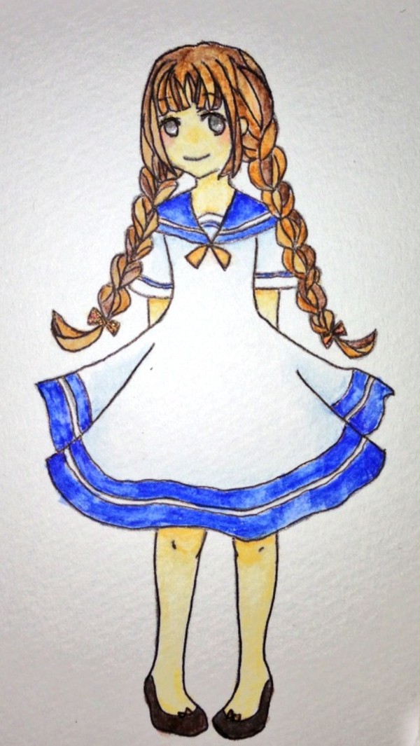 セーラー型ワンピース
