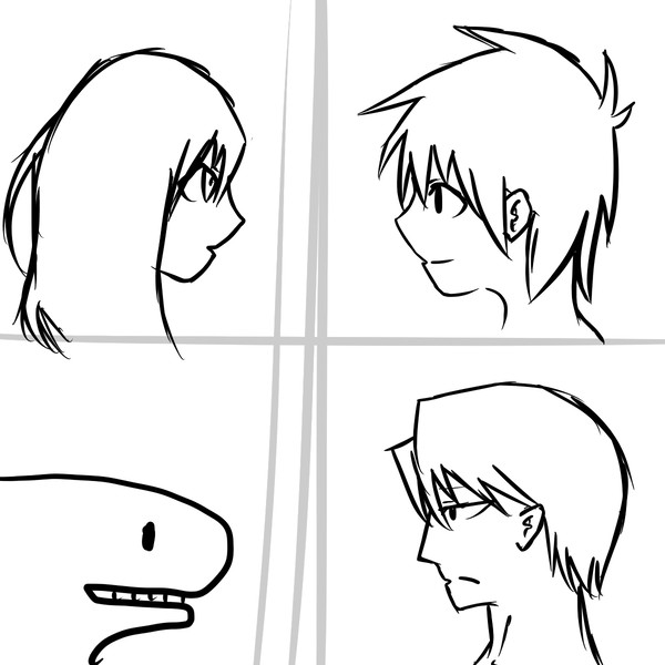 1day1pict 4 横顔