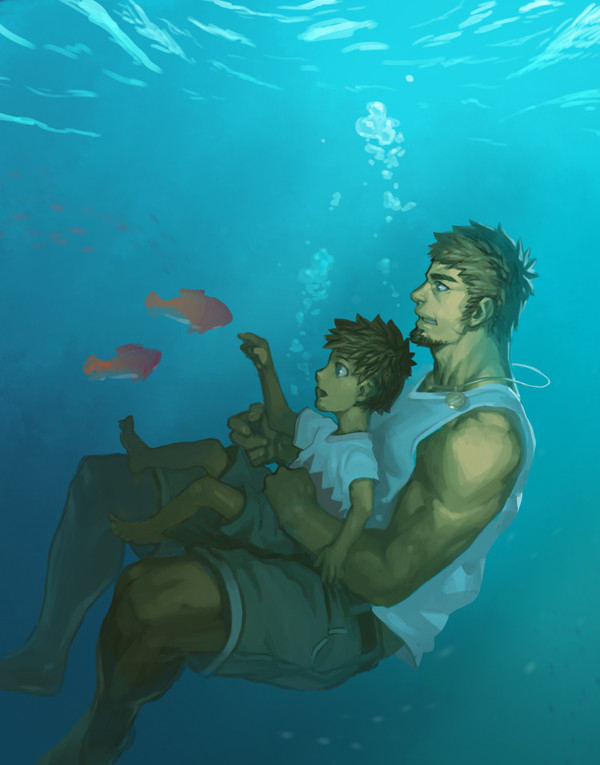 father and son