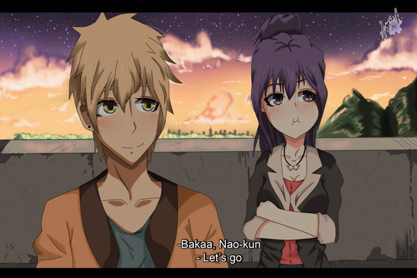 Naoki and Mika Screenshot BMS