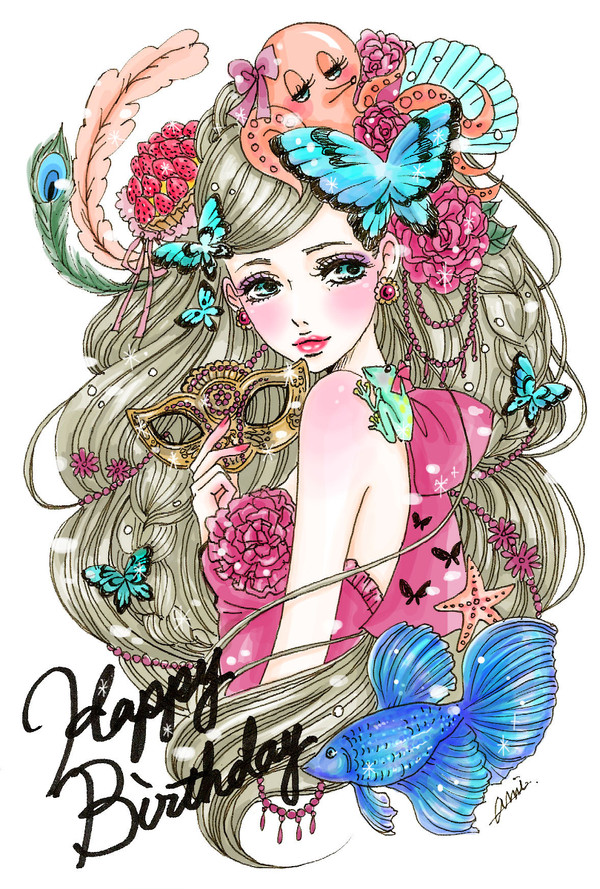 誕生日カード完成