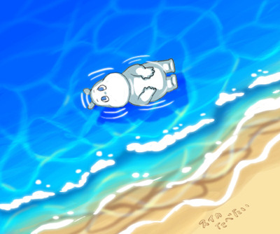 海のムーミン