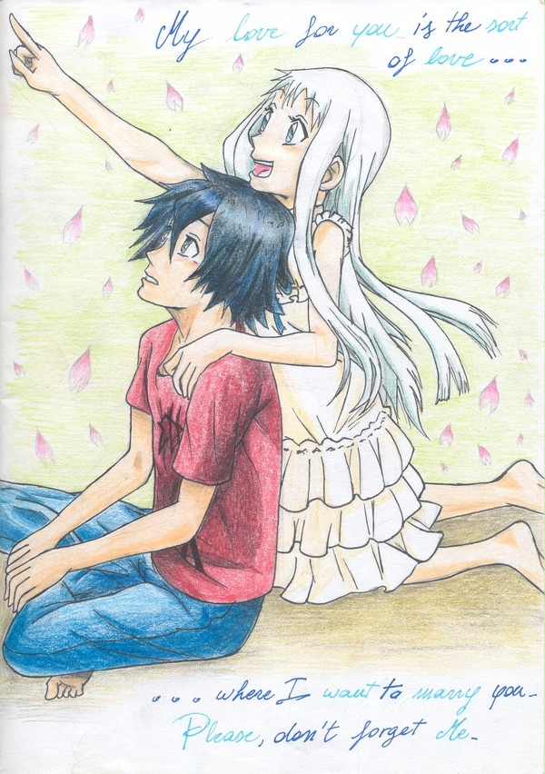 Menma and Jintan, AnoHana.