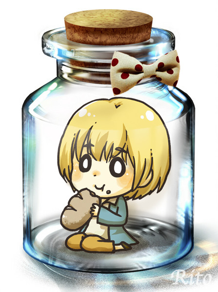 アルミン瓶に詰めて持ち歩きたいミン!