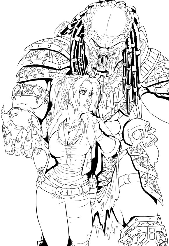 Ink Practice: Cargo and Astrid