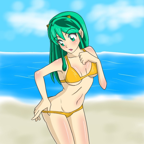 水着の娘