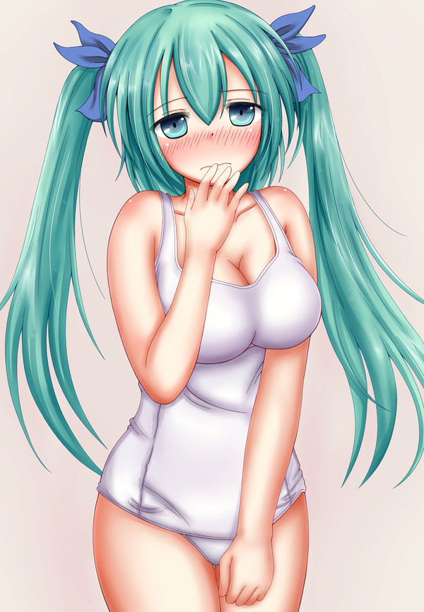 白スクみくさん
