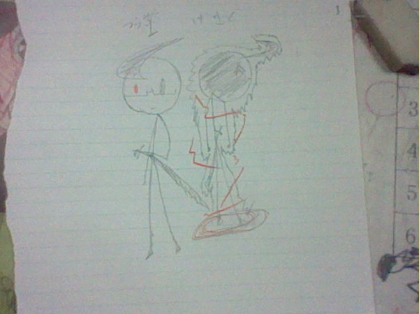 ニコブサ君を初めてリアルで描いてみた