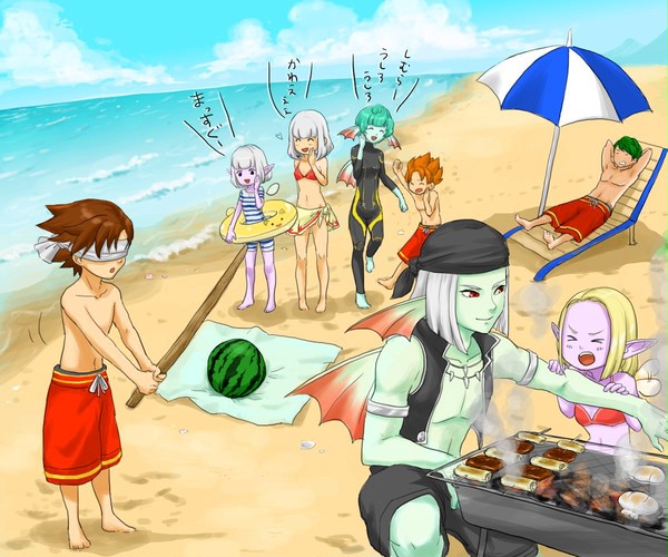 チムメンと海へ行ったら。