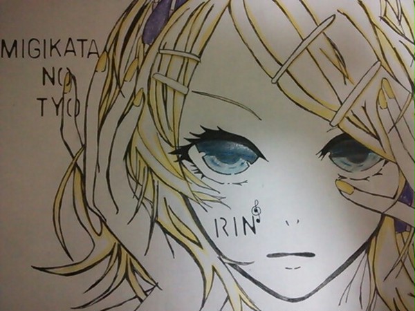 ［模写］右肩の蝶