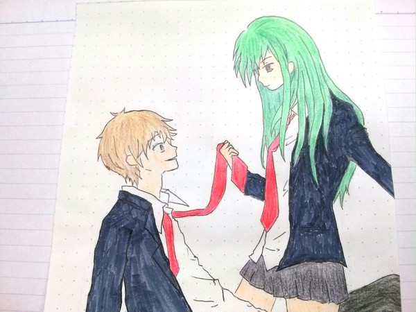 制服着せてみた
