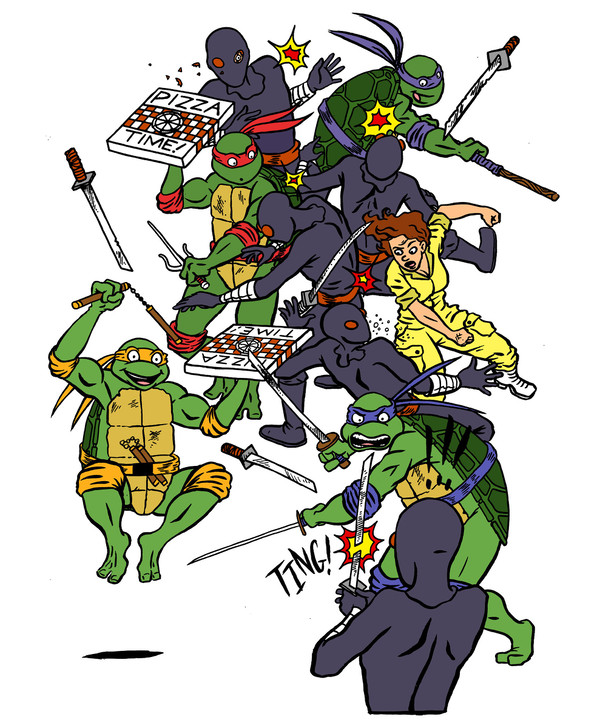 Teenage Mutatnt Ninja Turtles!