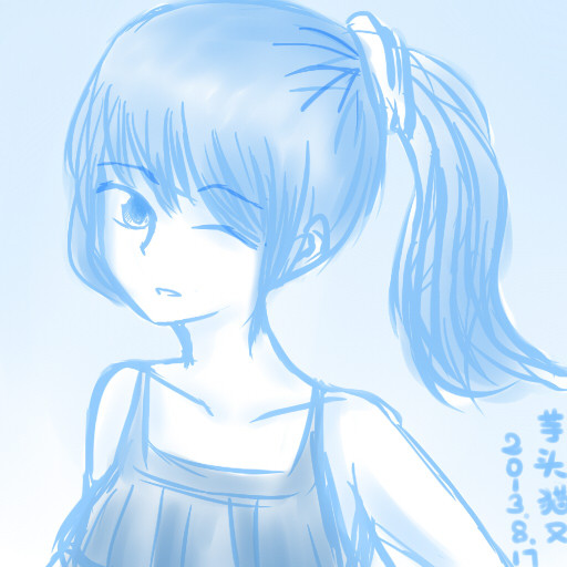 马尾与发圈