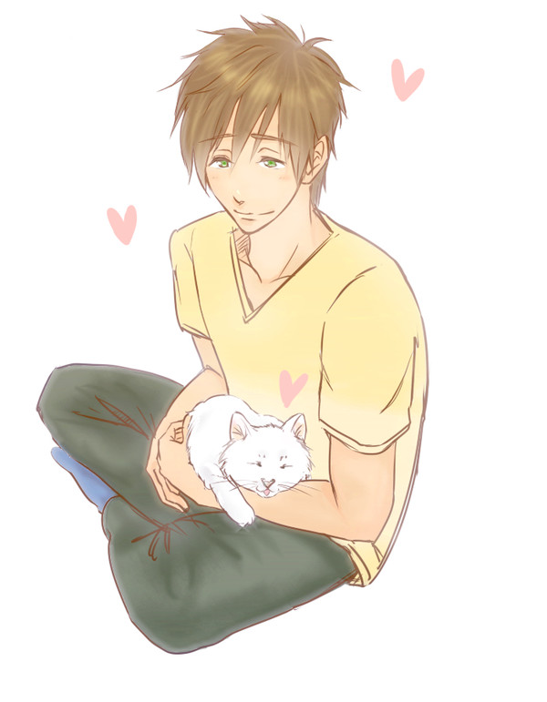 まこちゃんとねこ