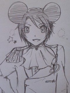 ミッキー擬人化