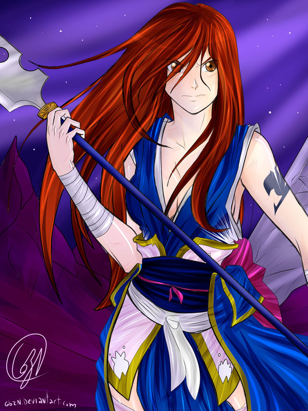 Erza Scarlet Robe Of Yuen Fanart