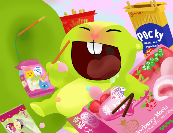ナッティは、お菓子が大好き！