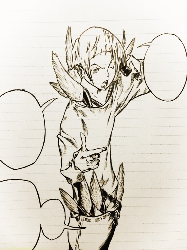 バクマン。模写
