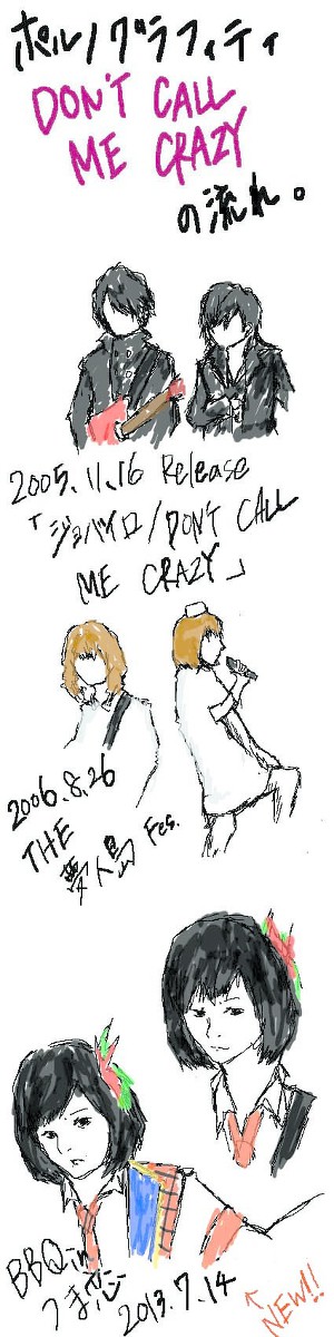 ＤＯＮ’ＴＣＡＬＬＭＥＣＲＡＺＹ/ポルノグラフィティの流れ