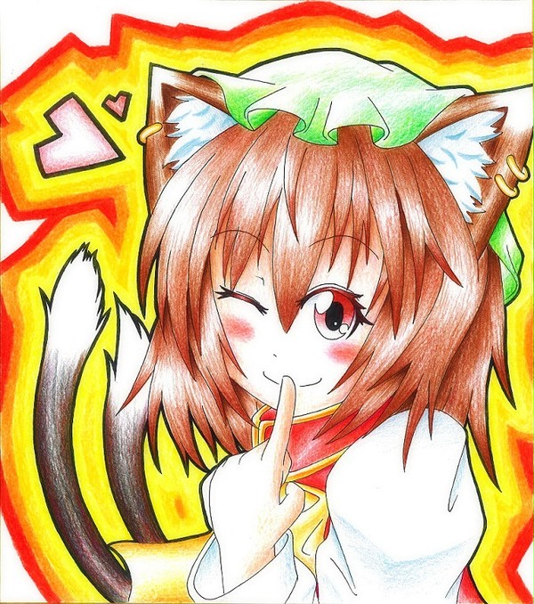 【色紙】橙