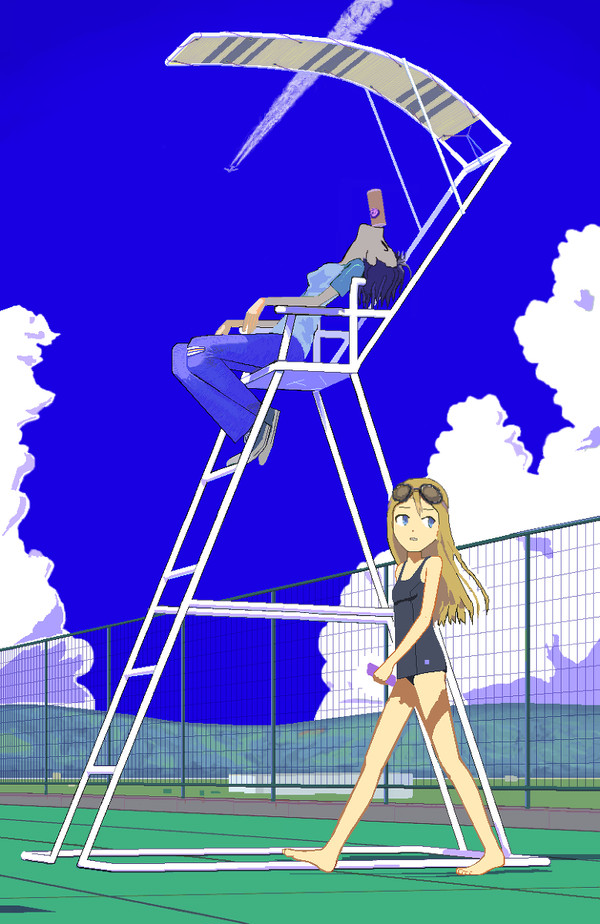 プールサイド
