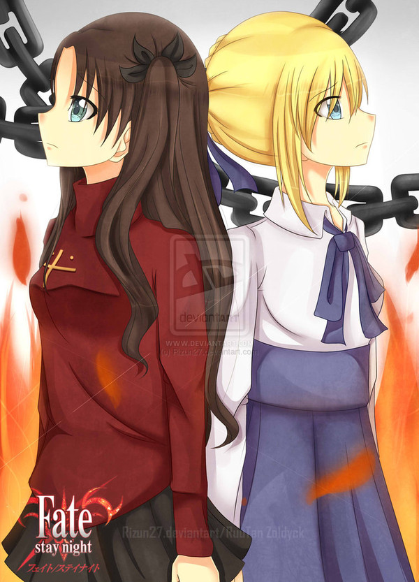 Fate Stay Night: Rin/Saber
