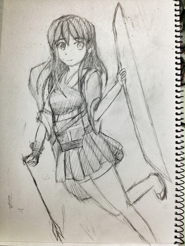 落書き:赤城さん？
