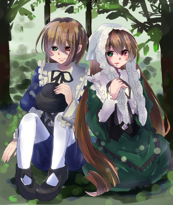 双子の人形