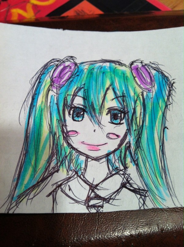 仕事中の落書き