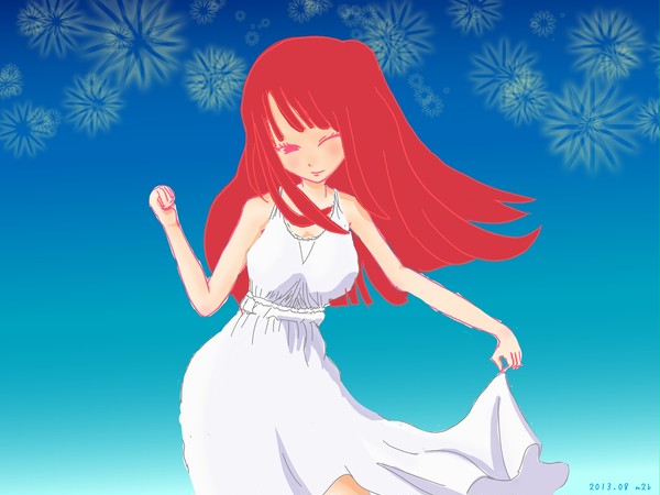 白ワンピの少女
