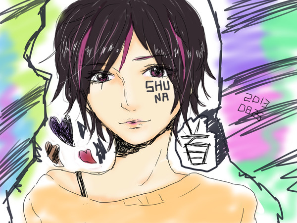 久々に絵をー
