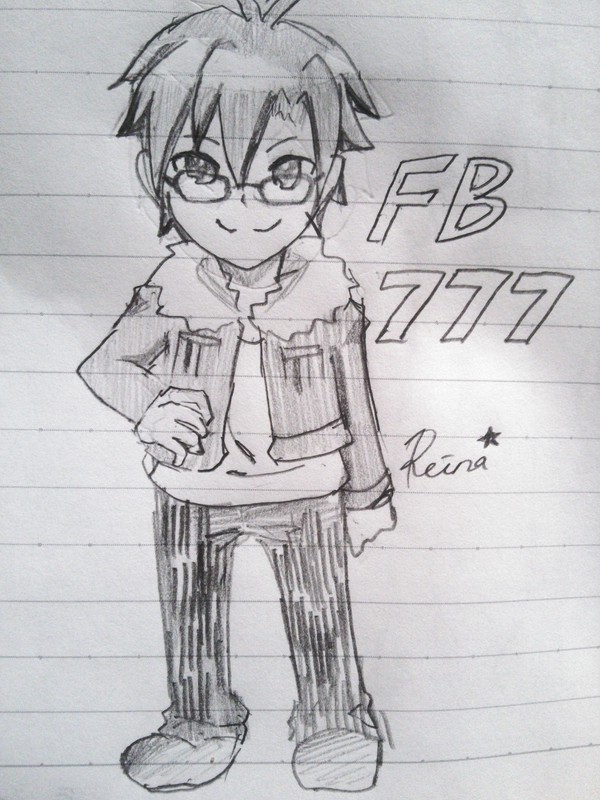 MSSPのFB777さんをちっちゃく描いてみた