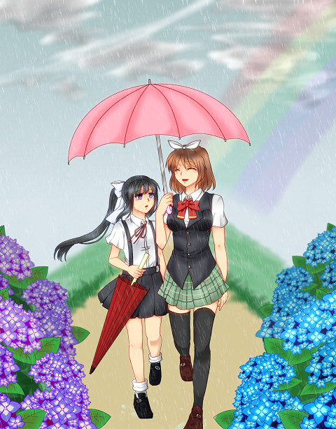 雨のち晴れ