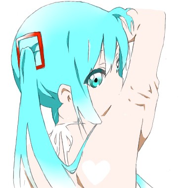 初音ミク　ポーズはあずにゃんのCDパッケージのやつ！