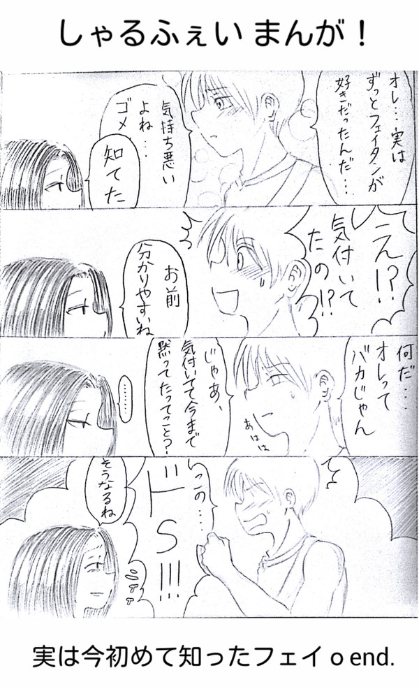 【腐】注意！しゃるふぇい まんが！